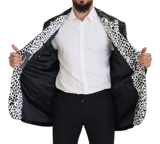 Sequin Blazer Dalmatian Collar - Image 5