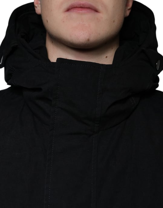 Langwerpige Hooded Parka - Image 5