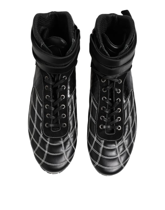 Quilted Hightop Sneakers - Image 3