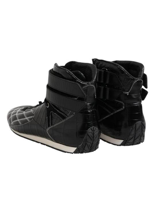 Quilted Hightop Sneakers - Image 5
