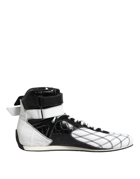 Hightop Leather Sneakers - Image 1