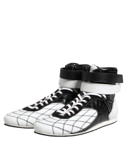 Hightop Leather Sneakers - Image 4