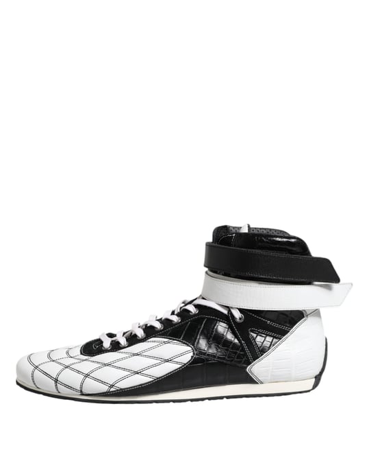 Hightop Leather Sneakers - Image 6