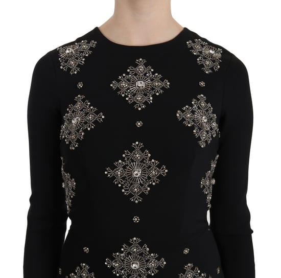 Embellished Mini Dress 34 Sleeves - Image 4