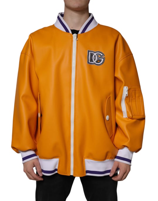 Leren Bomberjack Dg Varsity - Image 2