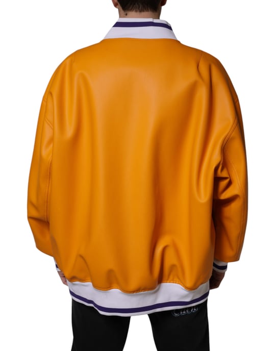 Leren Bomberjack Dg Varsity - Image 4