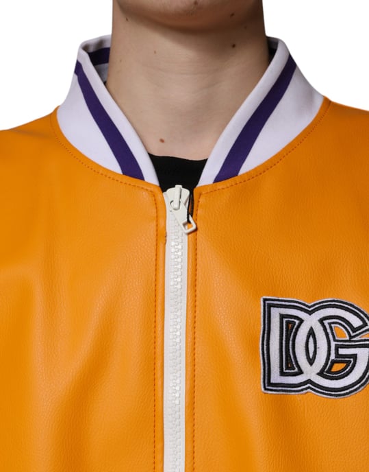 Leren Bomberjack Dg Varsity - Image 5
