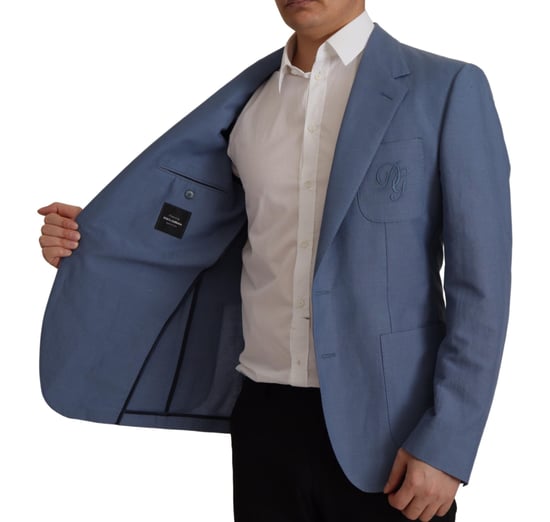 Blå Blazer Dg Broderad Patch - Image 4