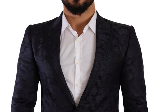 Bloemige Brocade Blazer Slim Fit - Image 3