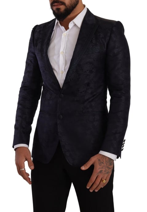 Bloemige Brocade Blazer Slim Fit - Image 6