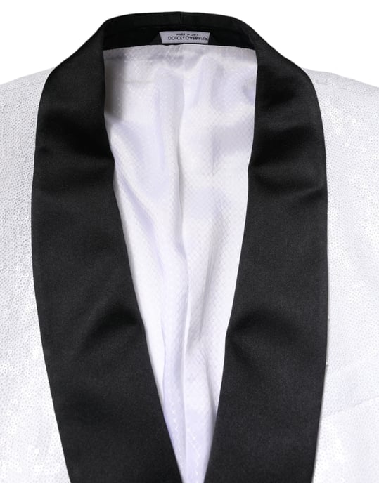 Textured Shawl Collar Blazer - Image 5