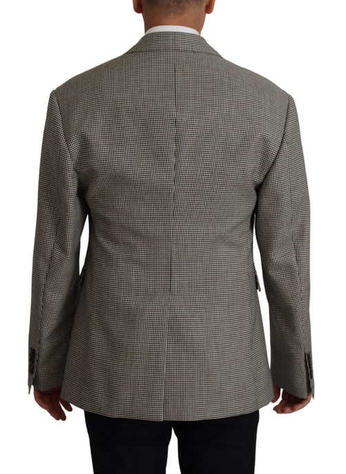 Oversized Houndstooth Blazer - Image 3
