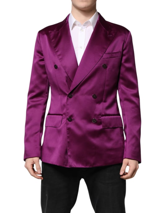 Dubbelgeknoopte Zijden Blazer - Image 2