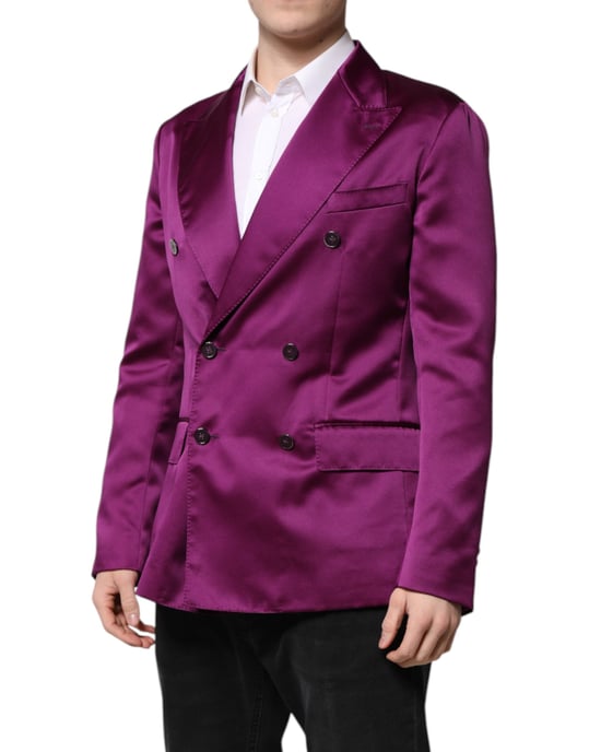 Dubbelgeknoopte Zijden Blazer - Image 3
