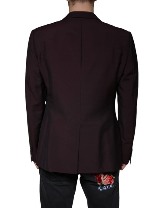 Bordeaux Slim Fit Blazer - Image 4