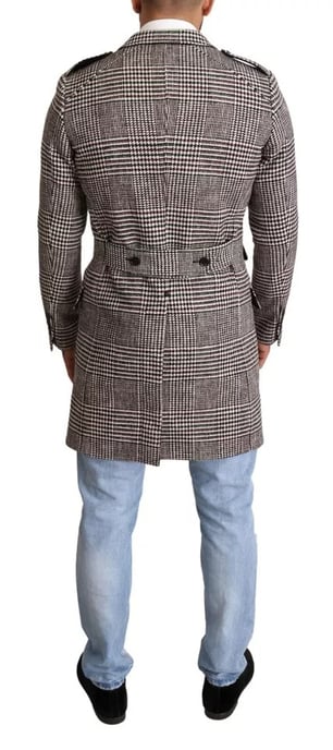 Glen Plaid Ullkappa Lång Ärm - Image 3