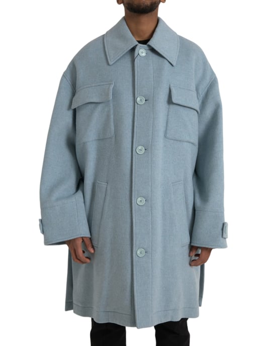 Oversized Wool Coat Jkt3848 - Image 1