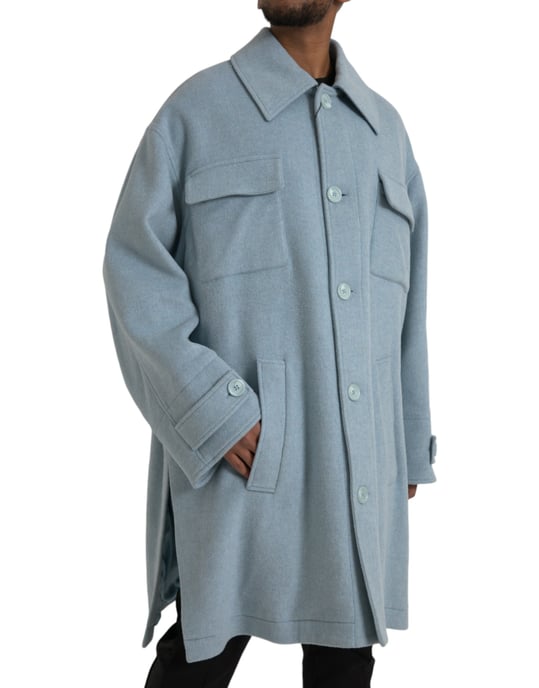 Oversized Wool Coat Jkt3848 - Image 2