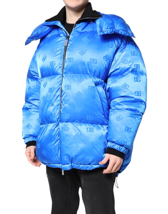 Pufferjack met Allover Logo Print - Image 3
