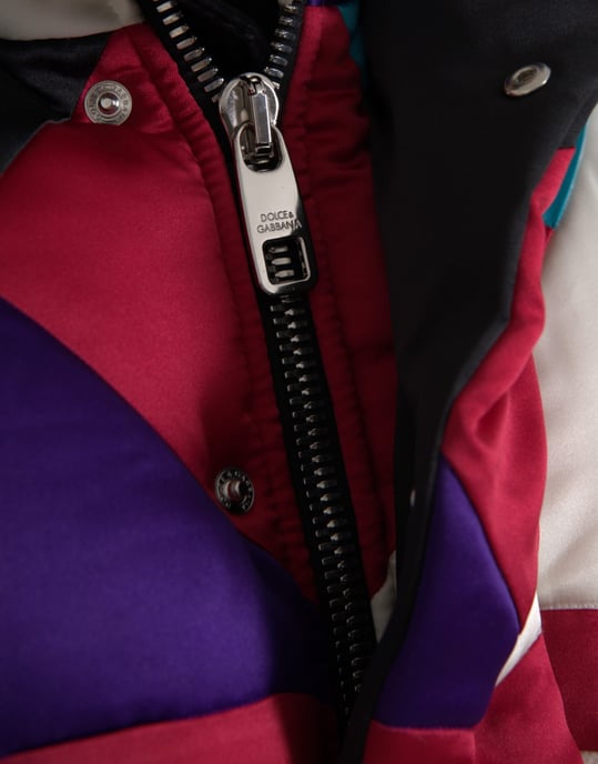 Geometric Puffer Jacket - Image 5
