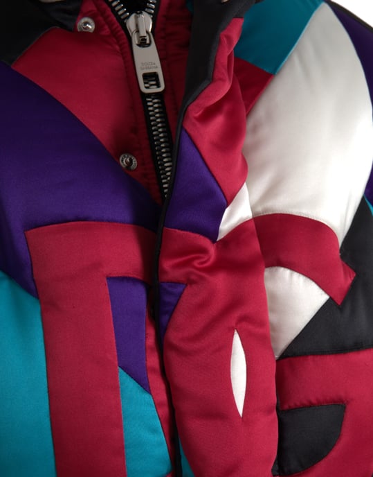 Geometric Puffer Jacket - Image 6