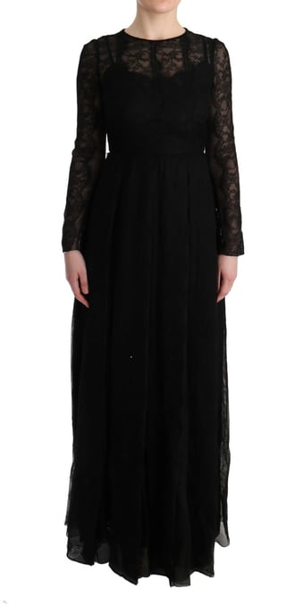 Lace Maxi Dress Long Sleeve Aline - Image 1
