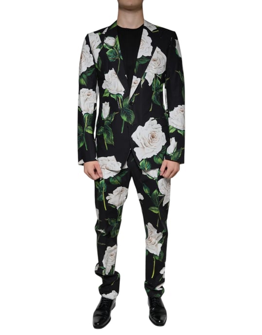 Rose Print Suit Floral Design - Image 2