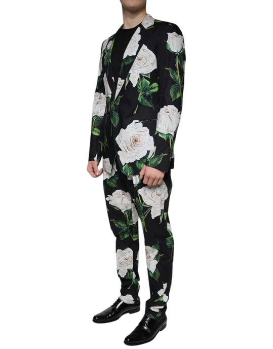 Rose Print Suit Floral Design - Image 3