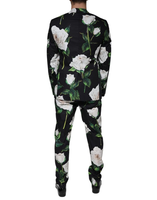 Rose Print Suit Floral Design - Image 4