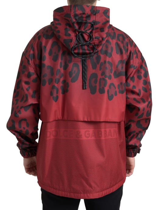 Leopardmönstrad Huva Jacka - Image 2
