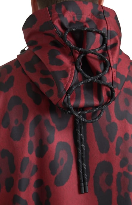 Leopardmönstrad Huva Jacka - Image 4