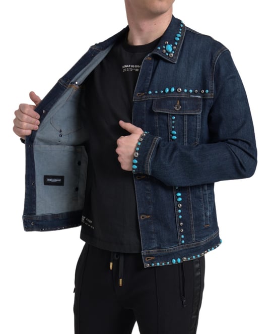 Prydd jeansjacka - Image 4
