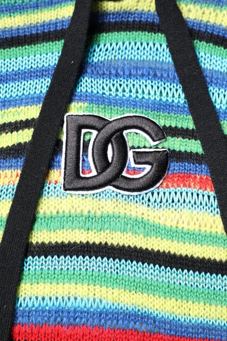 Gestreepte Gebreide Hoodie Pullover - Image 6