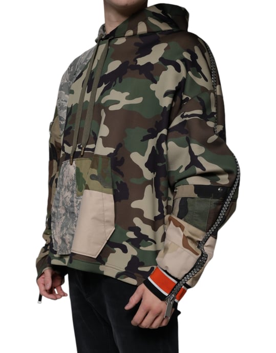 Camo Print Hoodie Tsh87084 - Image 3