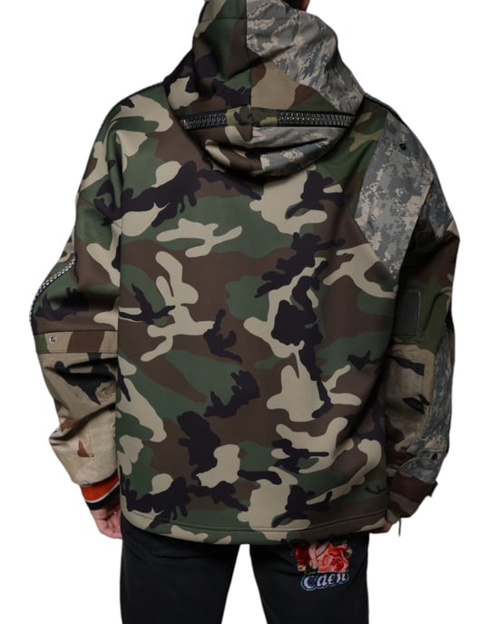 Camo Print Hoodie Tsh87084 - Image 4