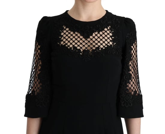 Dolce Gabbana Maxi Jurk Zwart Avond - Image 6