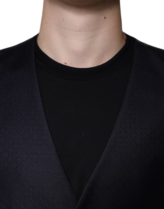 Zwart Vest Klassieke Pasvorm - Image 5