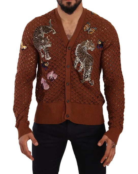 Gebreide Cardigan Luipaard Vlinder - Image 1