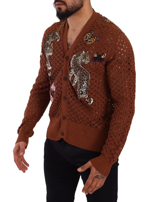 Gebreide Cardigan Luipaard Vlinder - Image 2