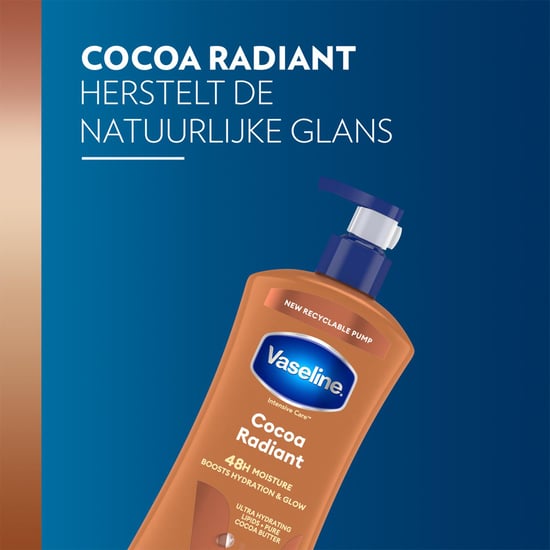 Vaseline Intensive Care Cocoa Radiant Body Lotion, 600ml for Dry Skin Care - Image 4