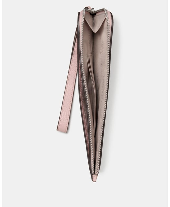 Lucy Pebbled Leather Medium L-Zip Wristlet - Image 3