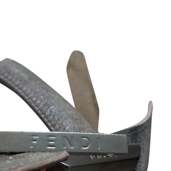Fendi Schoudertas met Wikkel in Metallic Roze Leer - Image 6