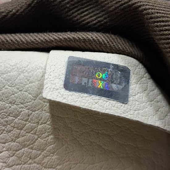 Chloé Marcie Saddle Bag in Ivory Calfskin Leather - Image 6