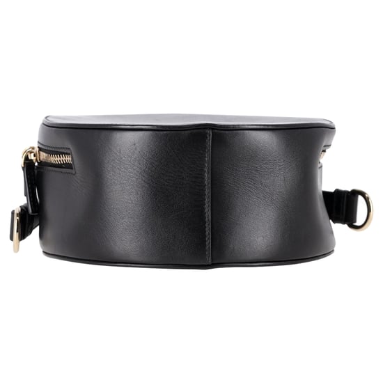 Jil Sander Small Drum Bag in Black Leather - Image 4