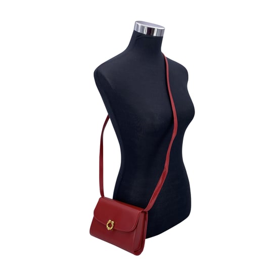 Vintage leren crossbodytas van Gucci - Image 2
