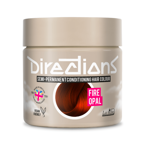 8 x La Riche Rich Naturals Range Semi-Permanent Hair Color 100ml - Fire Opal - Image 1