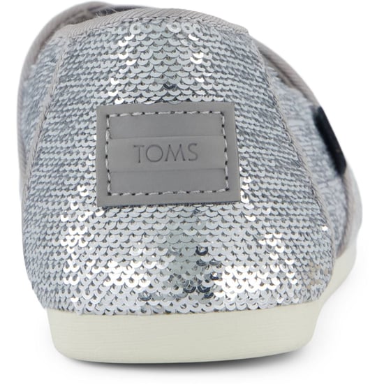 TOMS Alpargata Sequins Textiel Dames Zilveren Espadrilles - Image 2