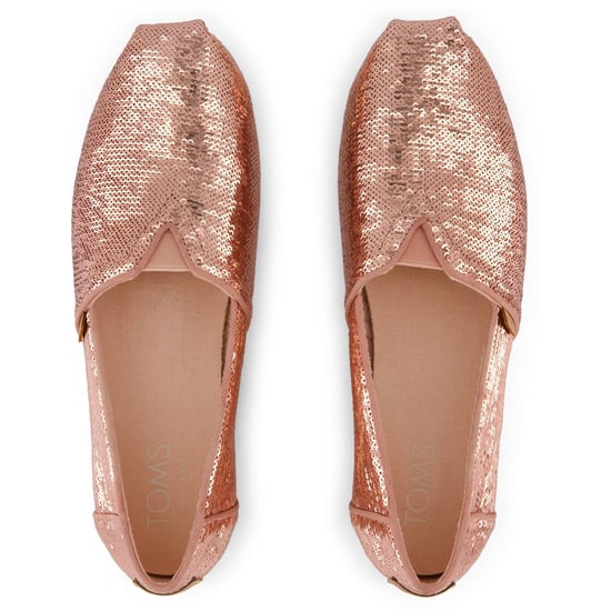 TOMS Alpargata Sequin Textiel Dames Roze Espadrilles - Image 4