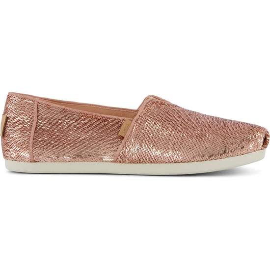 TOMS Alpargata Sequin Textiel Dames Roze Espadrilles - Image 5