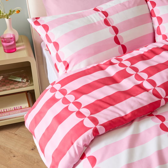 Duvet Day Lottie Reversible Soft Touch Duvet Cover Set, Single, Red - Image 3